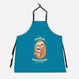 Sloth Coffee-unisex kitchen apron-Alundrart