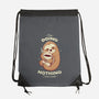 Sloth Coffee-none drawstring bag-Alundrart