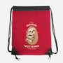 Sloth Coffee-none drawstring bag-Alundrart