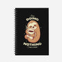 Sloth Coffee-none dot grid notebook-Alundrart