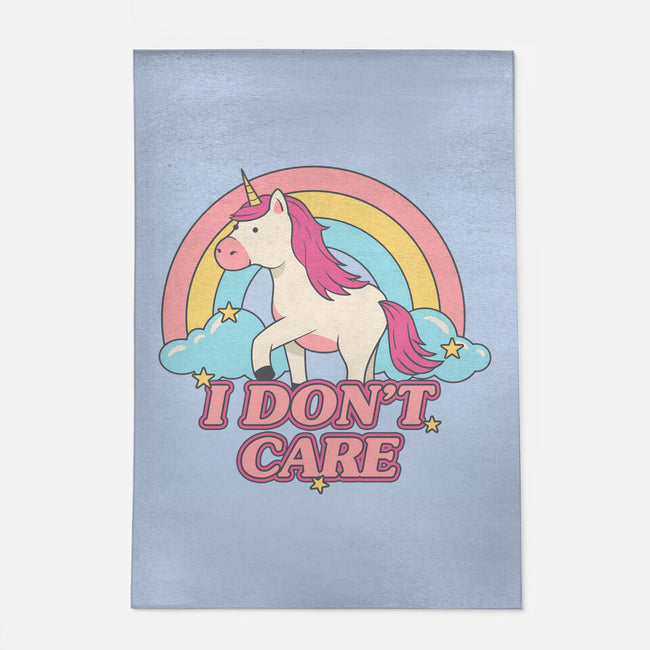 Do Not Care-none outdoor rug-Thiago Correa