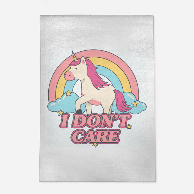 Do Not Care-none outdoor rug-Thiago Correa