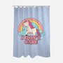 Do Not Care-none polyester shower curtain-Thiago Correa