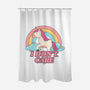 Do Not Care-none polyester shower curtain-Thiago Correa