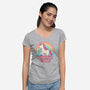 Do Not Care-womens v-neck tee-Thiago Correa