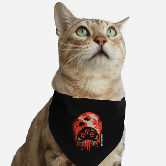 Space Larvas-cat adjustable pet collar-Logozaste