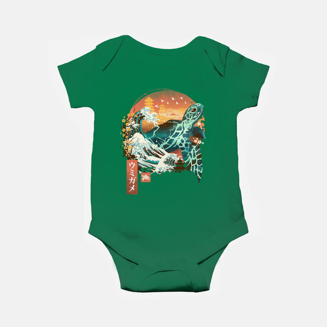 Kame Landscape-baby basic onesie-dandingeroz