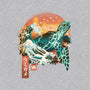 Kame Landscape-womens v-neck tee-dandingeroz