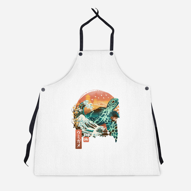 Kame Landscape-unisex kitchen apron-dandingeroz