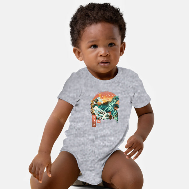 Kame Landscape-baby basic onesie-dandingeroz