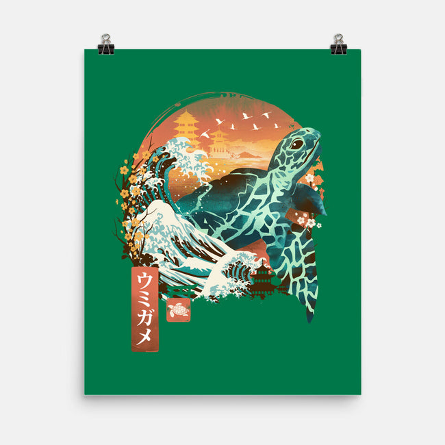 Kame Landscape-none matte poster-dandingeroz