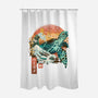 Kame Landscape-none polyester shower curtain-dandingeroz