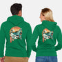 Kame Landscape-unisex zip-up sweatshirt-dandingeroz