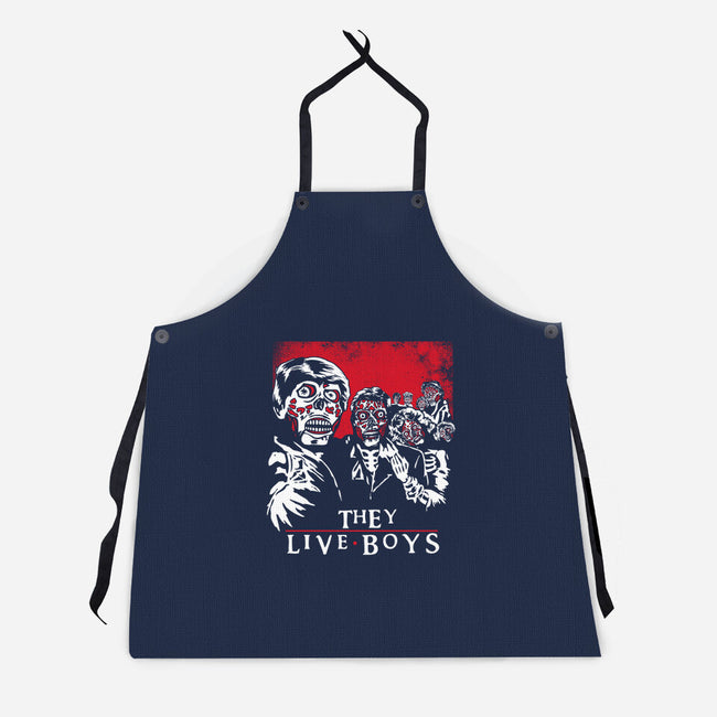 They Live Boys-unisex kitchen apron-dalethesk8er