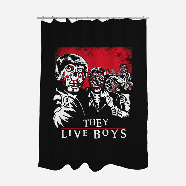 They Live Boys-none polyester shower curtain-dalethesk8er