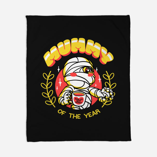 Mummy Of The Year-none fleece blanket-estudiofitas