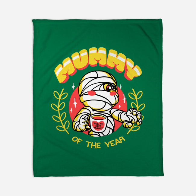 Mummy Of The Year-none fleece blanket-estudiofitas