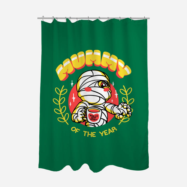 Mummy Of The Year-none polyester shower curtain-estudiofitas