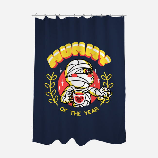 Mummy Of The Year-none polyester shower curtain-estudiofitas