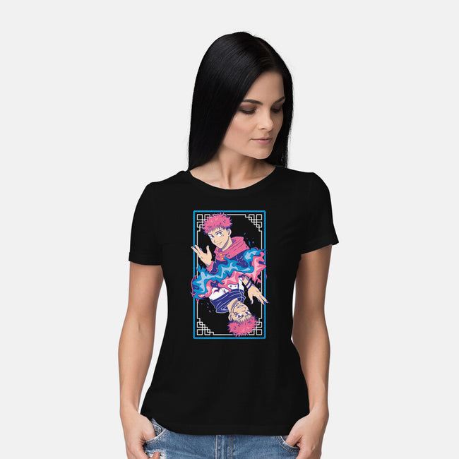 The King Of Curses-womens basic tee-Domii
