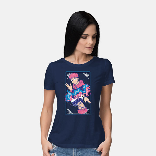 The King Of Curses-womens basic tee-Domii