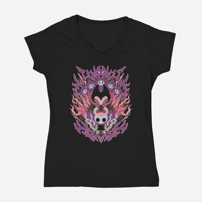 Hollow Knight-womens v-neck tee-1Wing