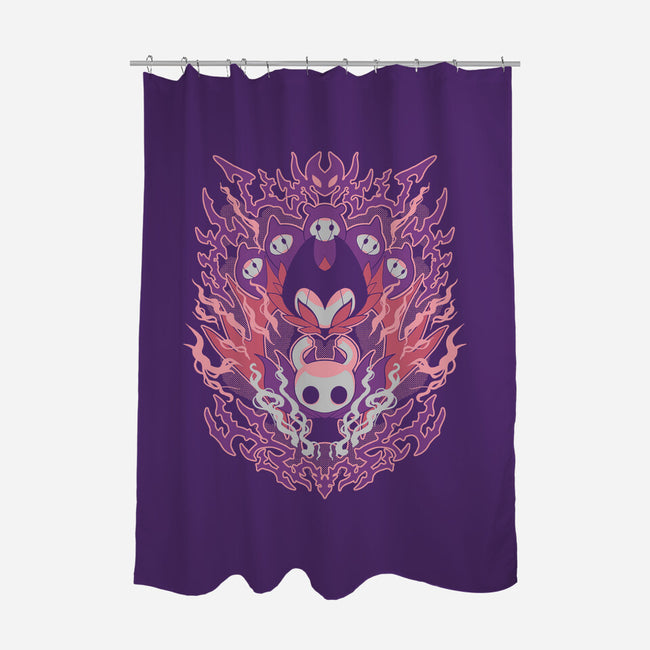 Hollow Knight-none polyester shower curtain-1Wing