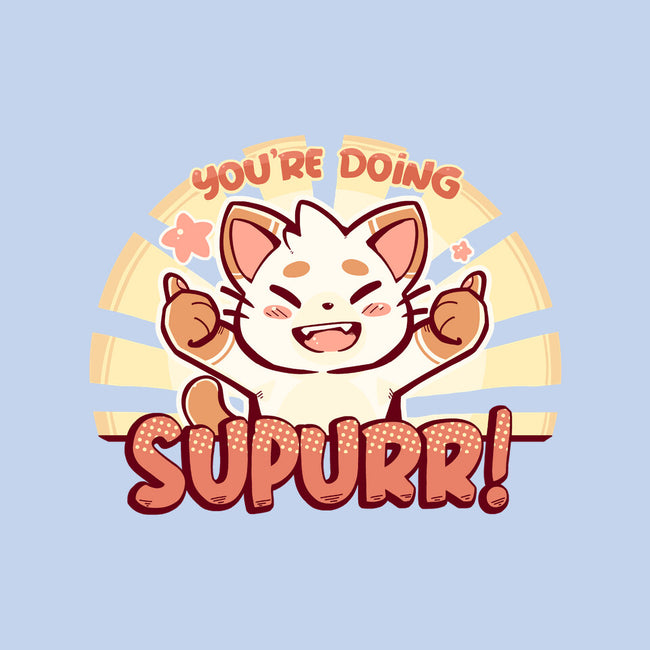 You're Doing SuPURR-none drawstring bag-TechraNova