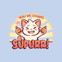 You're Doing SuPURR-unisex crew neck sweatshirt-TechraNova