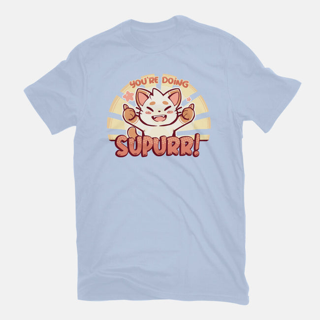 You're Doing SuPURR-unisex basic tee-TechraNova