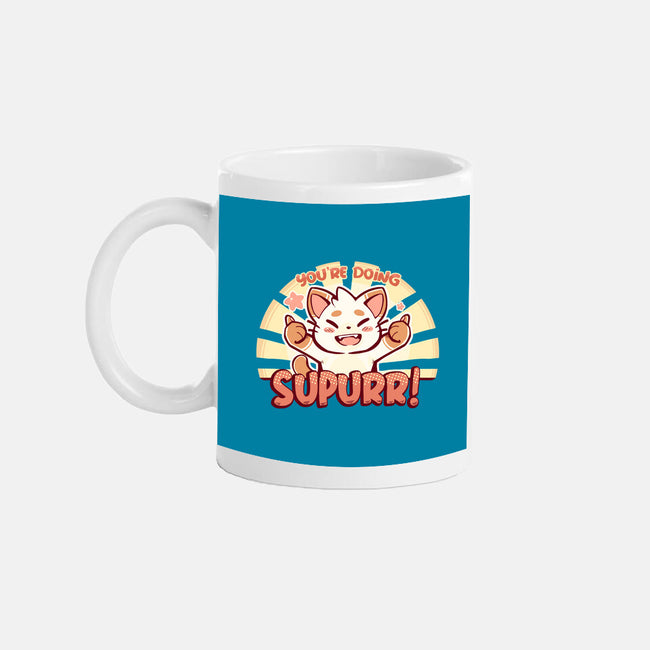 You're Doing SuPURR-none glossy mug-TechraNova