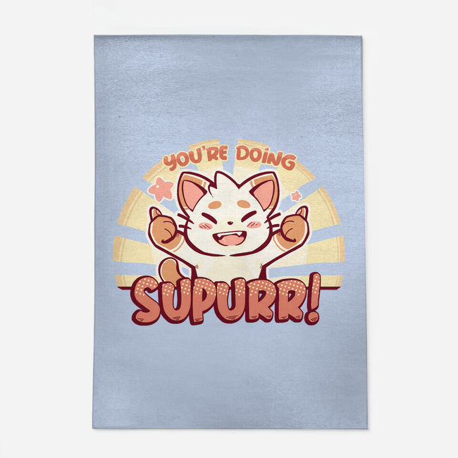 You're Doing SuPURR-none outdoor rug-TechraNova