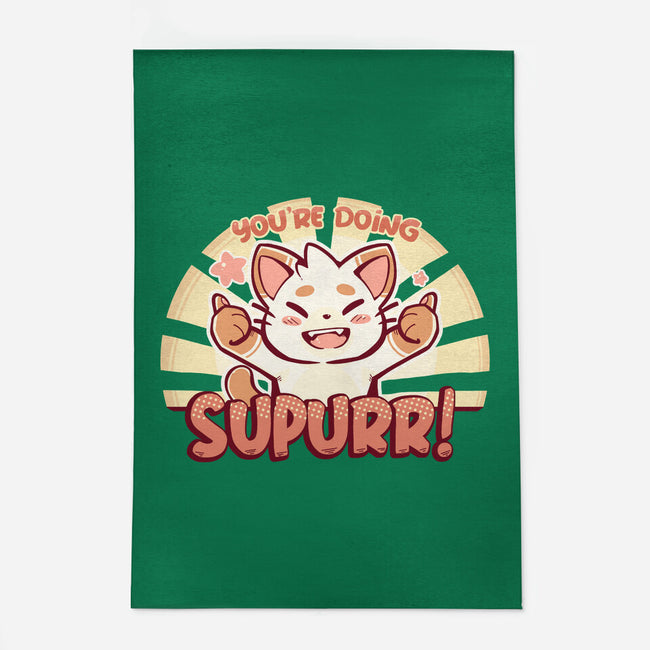 You're Doing SuPURR-none outdoor rug-TechraNova