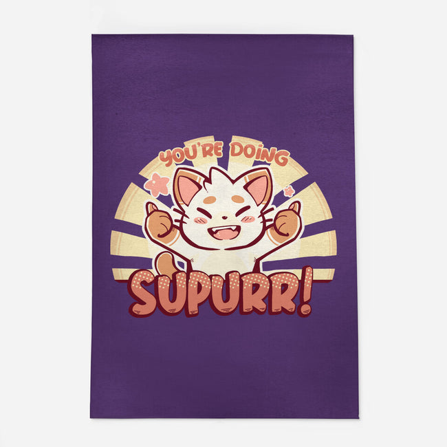 You're Doing SuPURR-none outdoor rug-TechraNova