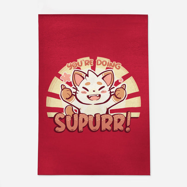 You're Doing SuPURR-none outdoor rug-TechraNova