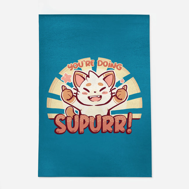 You're Doing SuPURR-none outdoor rug-TechraNova