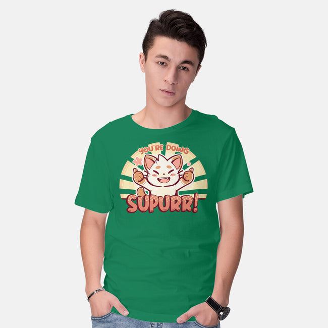 You're Doing SuPURR-mens basic tee-TechraNova