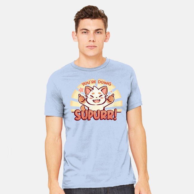 You're Doing SuPURR-mens heavyweight tee-TechraNova