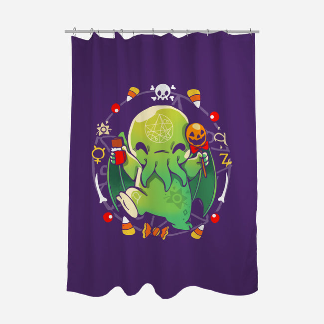 Call Of Halloween-none polyester shower curtain-Vallina84