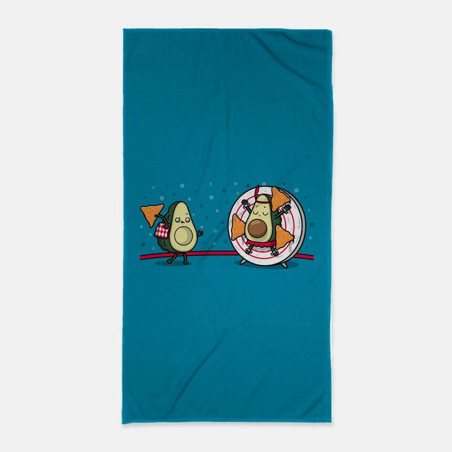 Nacho Thrower!-none beach towel-Raffiti