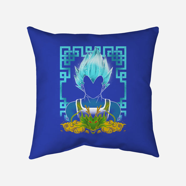 Prince Vegeta-none removable cover w insert throw pillow-RamenBoy