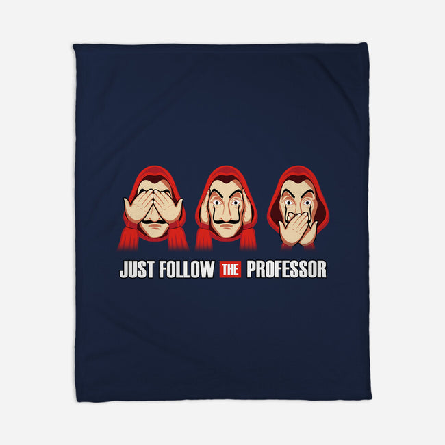 Follow The Professor-none fleece blanket-NMdesign