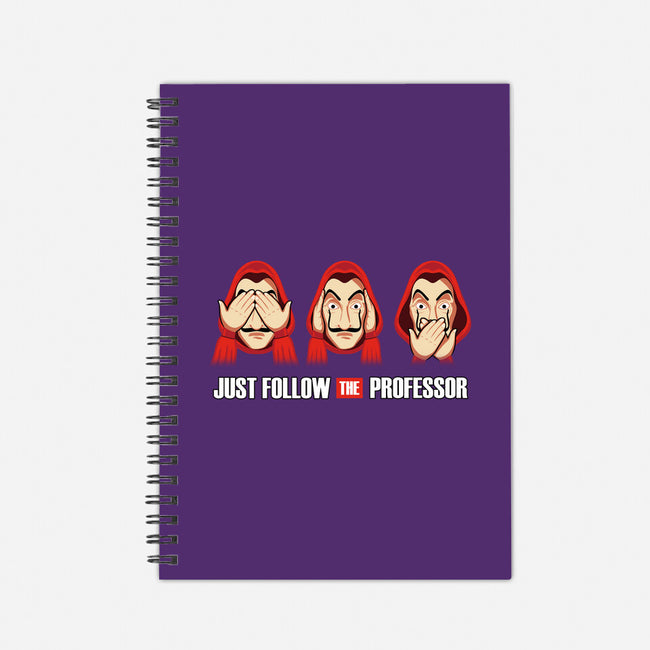 Follow The Professor-none dot grid notebook-NMdesign