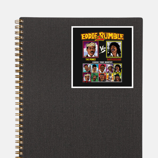 Eddie 2 Rumble-none glossy sticker-Retro Review