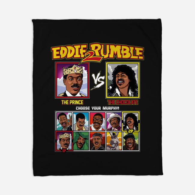Eddie 2 Rumble-none fleece blanket-Retro Review