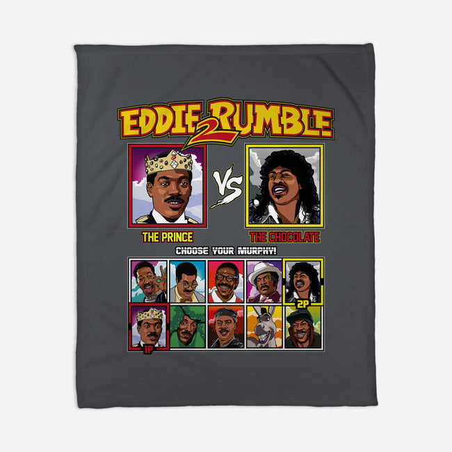 Eddie 2 Rumble-none fleece blanket-Retro Review