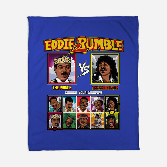 Eddie 2 Rumble-none fleece blanket-Retro Review