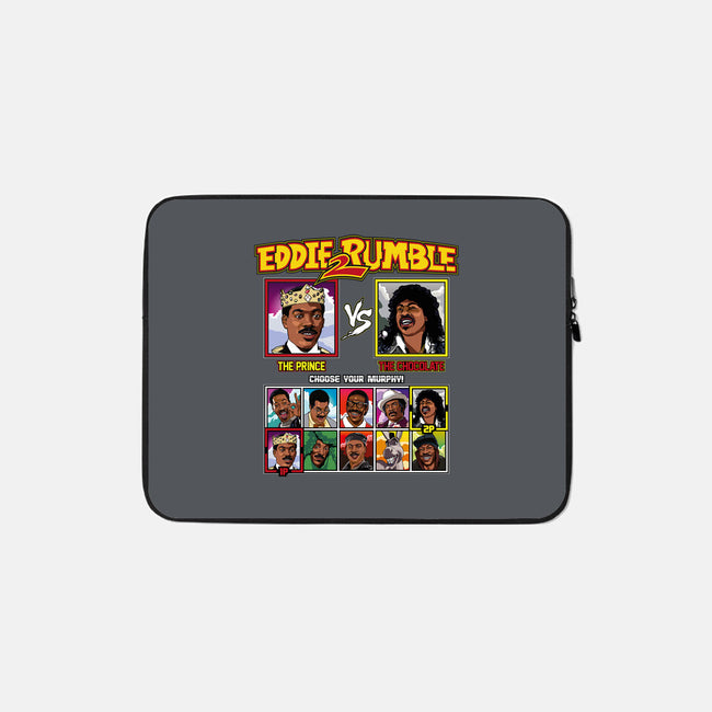 Eddie 2 Rumble-none zippered laptop sleeve-Retro Review