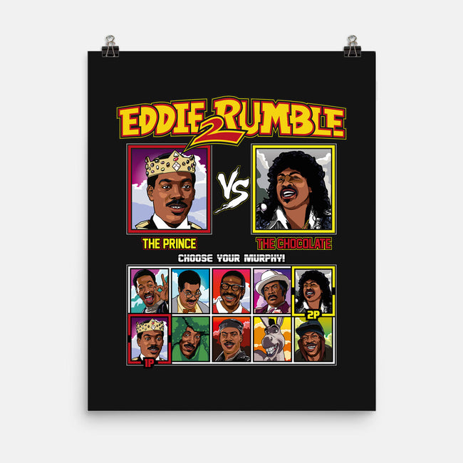 Eddie 2 Rumble-none matte poster-Retro Review