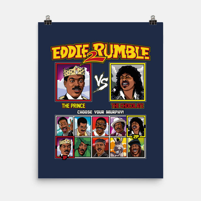 Eddie 2 Rumble-none matte poster-Retro Review